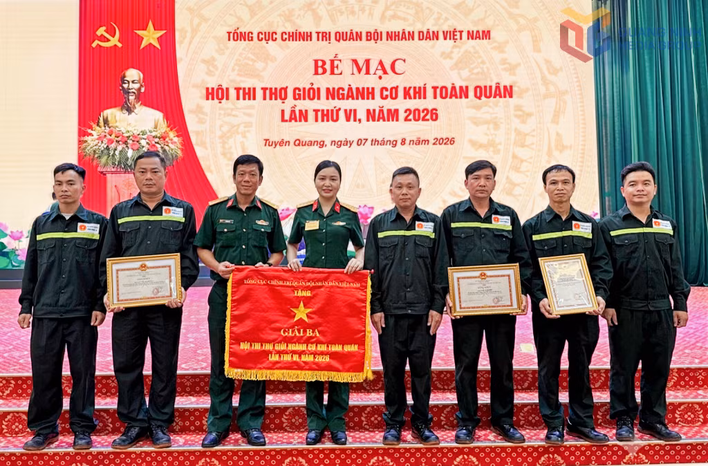 Binh đoàn 19 giành giải ba Toàn quân tại Hội thi Thợ giỏi ngành Cơ khí Toàn quân lần thứ VI năm 2026.