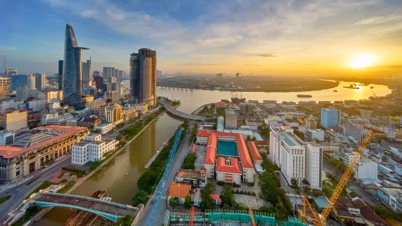 Một góc TP Hồ Chí Minh. (Ảnh: TRẦN MINH DŨNG)