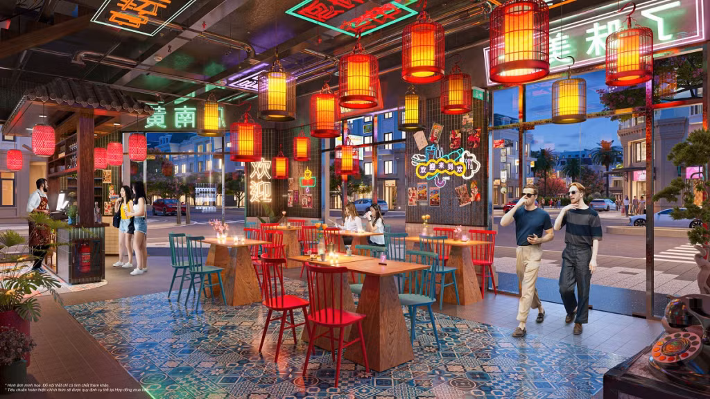 Mặt bằng kinh doanh sầm uất tại Vinhomes Golden Avenue