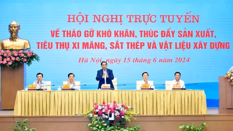 Thủ tướng Phạm Minh Chính chủ trì Hội nghị.(Ảnh: Trần Hải)