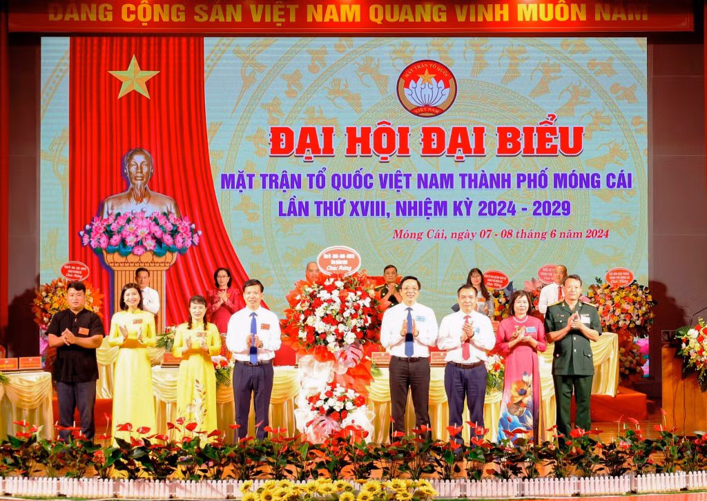 Móng Cái tổ chức thành công Đại hội đại biểu MTTQ Việt Nam lần thứ XVIII, nhiệm kỳ 2024-2029 ảnh 1