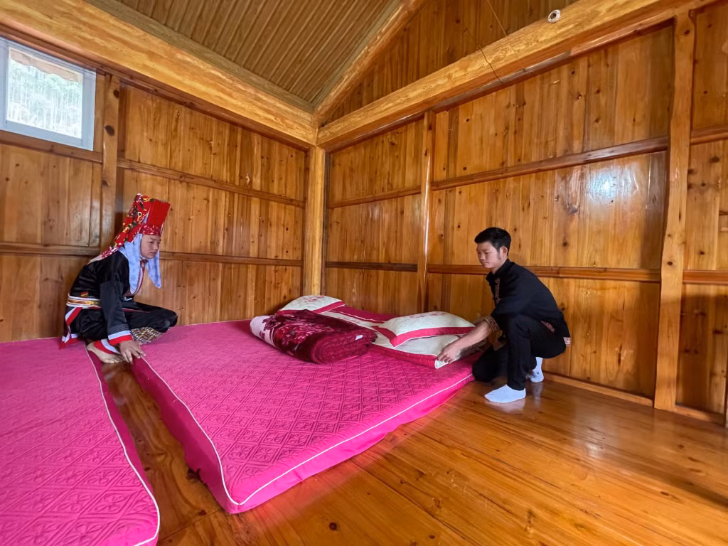Người dân chủ động vay vốn, đầu tư các cơ sở lưu trú phục vụ du lịch.