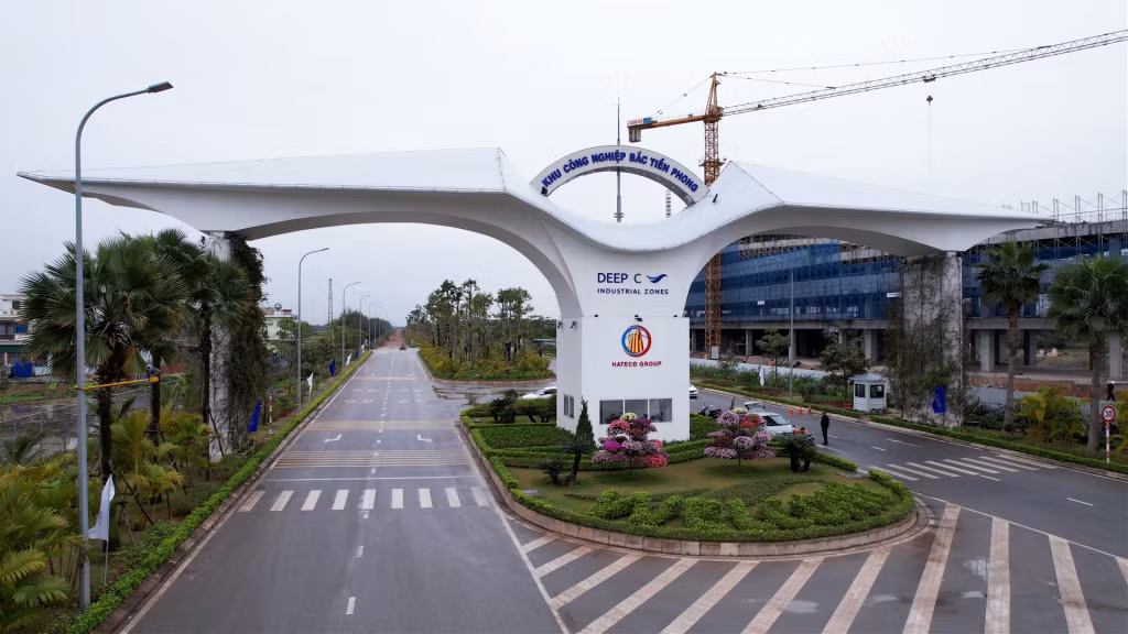 KCN Bắc Tiền Phong cơ bản hoàn thành hạ tầng để thu hút các nhà đầu tư thứ cấp. Ảnh: Lê Nam