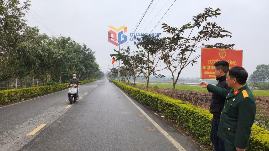 Tuyến đường kiểu mẫu xã An Sinh do Hội CCB xã triển khai thực hiện.
