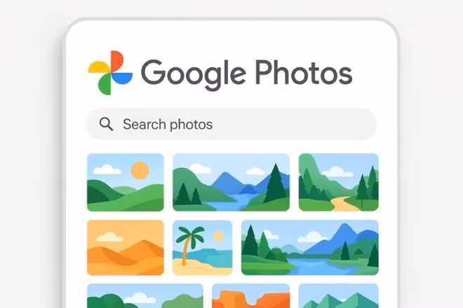 Google Photos vừa được nâng cấp mạnh với các tính năng AI. Đồ họa: Quang Minh