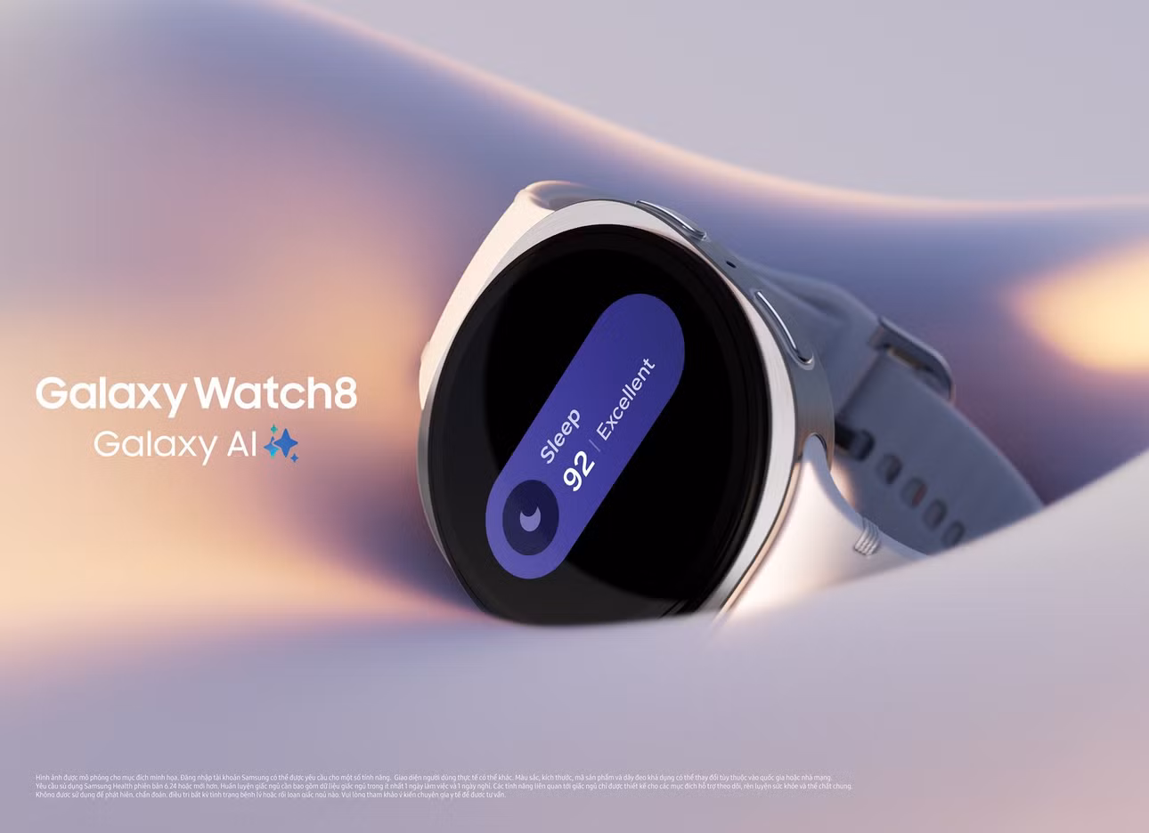Galaxy Watch 8 là smartwatch mỏng nhất của Samsung.