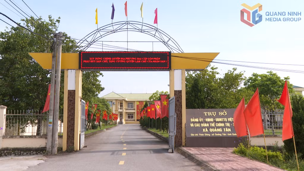Trụ sở làm việc Đảng ủy, HĐND xã Quảng Tân