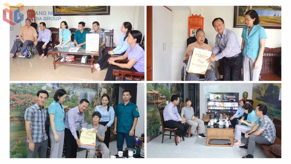Đoàn công tác đặc khu Vân Đồn đến thăm, tặng quà người có công tiêu biểu trên địa bàn đặc khu Vân Đồn