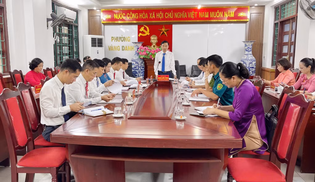 BTV Đảng ủy, BCH Đảng bộ phường Vàng Danh đã tổ chức kỳ họp thứ nhất.