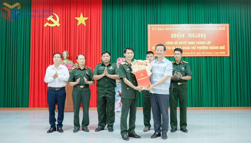 Hội CCB phường Hoàng Quế kiện toàn nhận quyết định