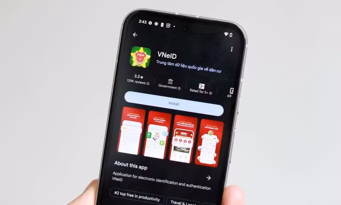 Play Store hiển thị thêm biểu tượng Chính phủ với các ứng dụng đã được xác minh. Ảnh: Khương Nha