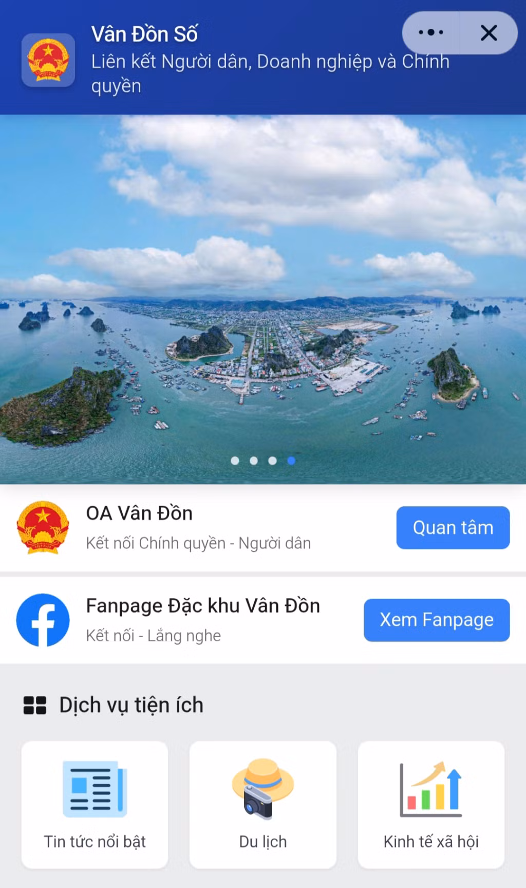 Đặc khu Vân Đồn xây dựng mini app “Vân Đồn số”, đưa chuyển đổi số đến gần hơn với người dân.