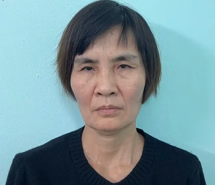 Nghi phạm Phương Thị Nga tại cơ quan công an - Ảnh: Công an cung cấp