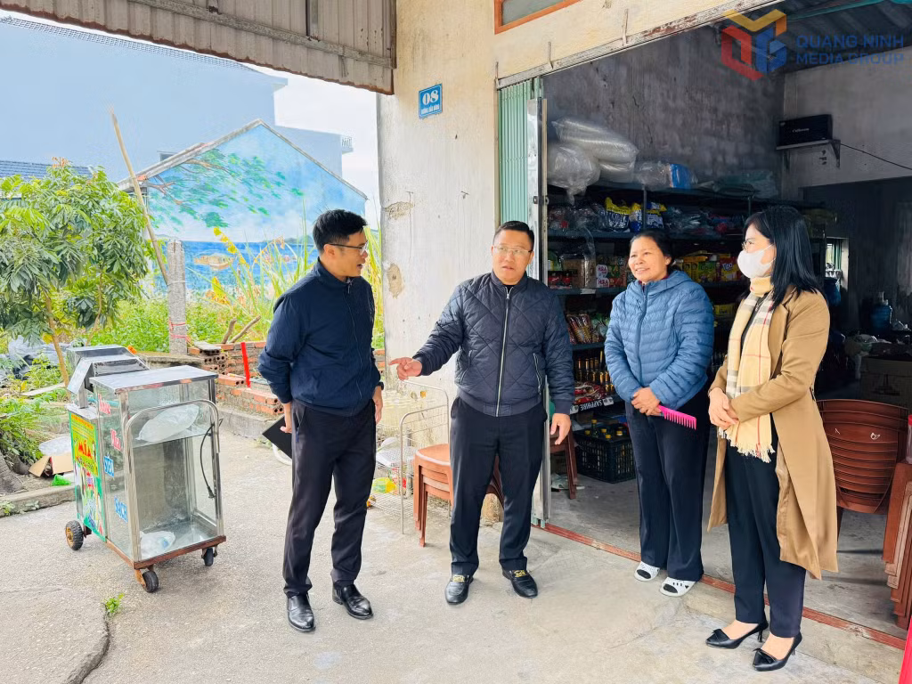 Xã Vĩnh Thực tuyên truyền, vận động người dân đồng thuận giải phóng mặt bằng tại thôn Vĩnh Thực 2.