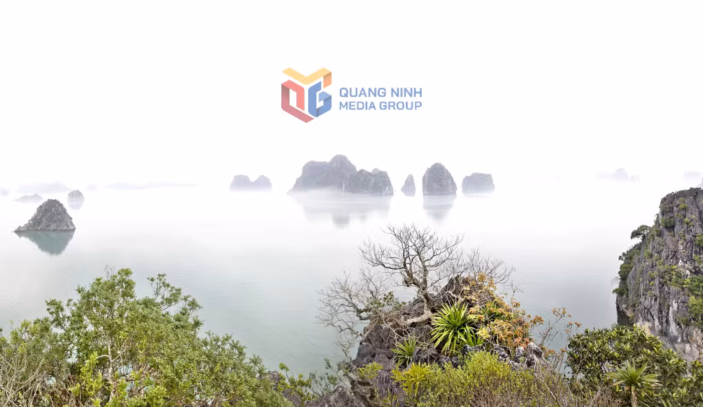 Vịnh Hạ Long mùa đông. Ảnh: Đỗ Giang