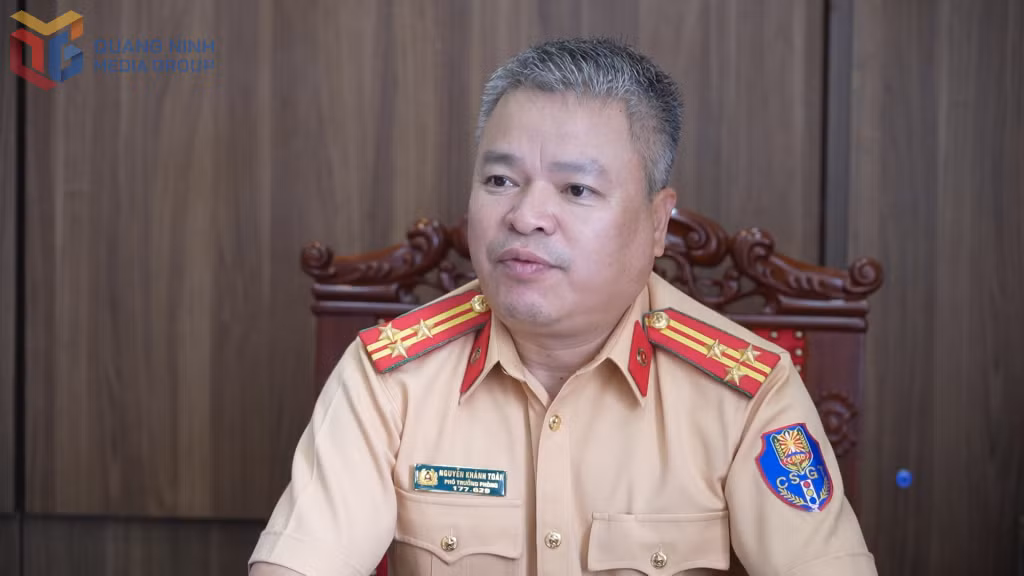 Thượng tá Nguyễn Khánh Toàn, Phó Trưởng Phòng CSGT (Công an tỉnh).