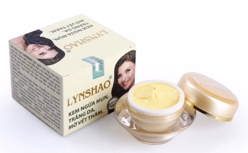 Sản phẩm kem trắng da, ngừa mụn, mờ vết thâm LYNSHAO (lọ 12g) bị thu hồi do mẫu kiểm nghiệm phát hiện chứa Dexamethason.