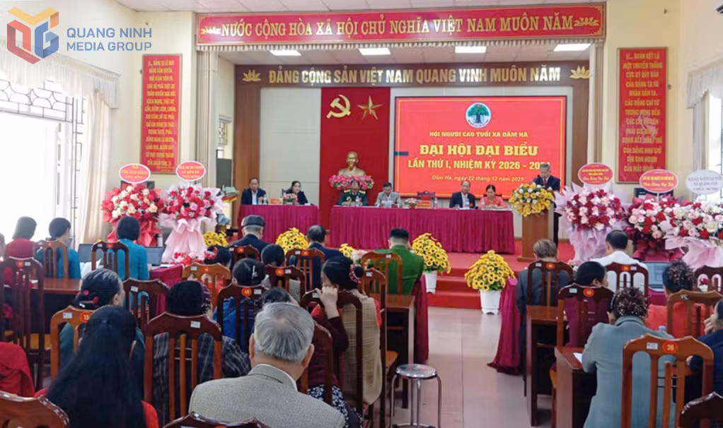 Hội Người cao tuổi xã Đầm Hà tổ chức Đại hội Đại biểu lần thứ I, nhiệm kỳ 2026-2031 tháng 12/2025.