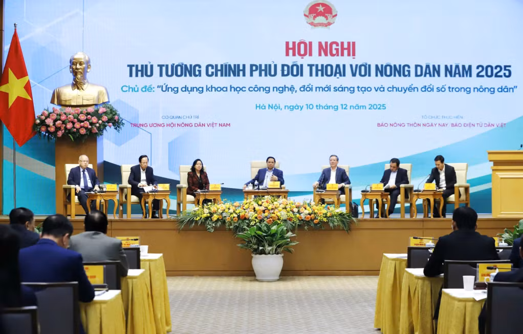 Quang cảnh hội nghị tại điểm cầu Trung ương. Ảnh: Báo điện tử Dân Việt.