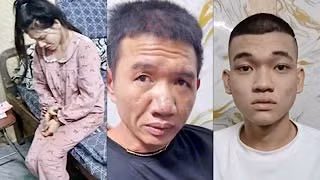 Các đối tượng sử dụng ma túy bị bắt quả tang. Ảnh: Công an Quảng Trị.