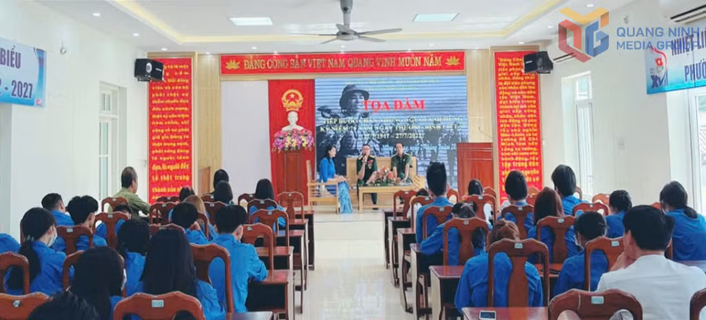 Hội CCB phường Mông Dương phối hợp Đoàn Thanh niên phường tổ chức tọa đàm nhân dịp Ngày Thương binh - Liệt sĩ 27/7/2025.
