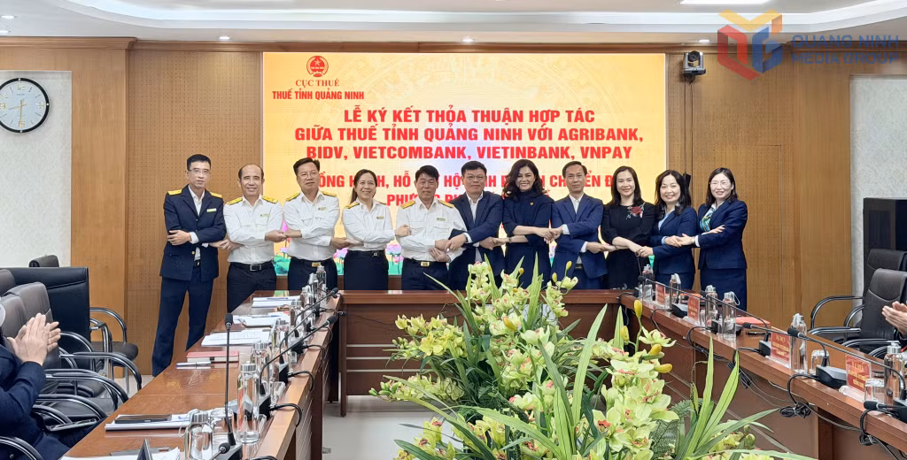 Thuế tỉnh Quảng Ninh và doanh nghiệp quyết tâm hoàn thành việc hỗ trợ các hộ kinh doanh chuyển đổi thuế kê khai trước ngày 1/1/2026.