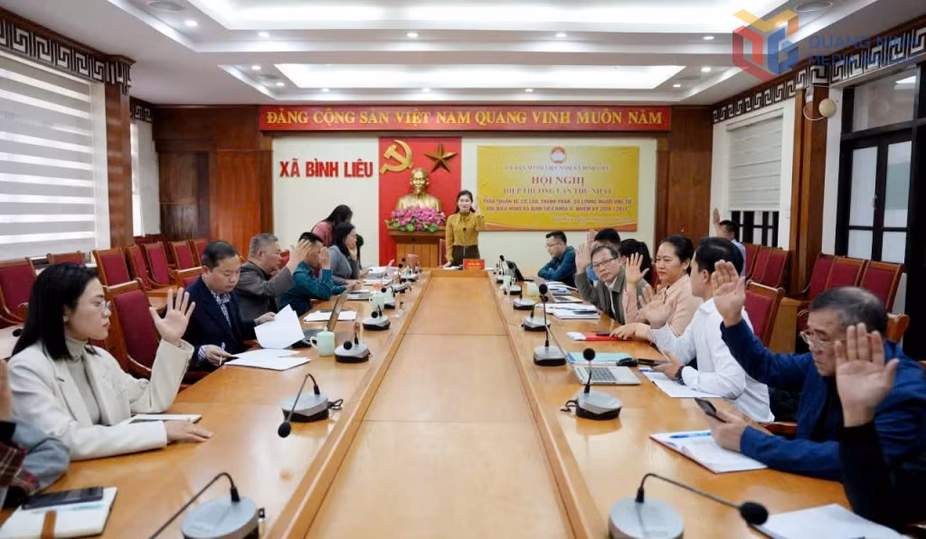 Ban Thường trực Ủy ban MTTQ xã Bình Liêu tổ chức hội nghị hiệp thương lần thứ nhất để thảo thuận về cơ cấu, thành phần, số lượng người ứng cử đại biểu HĐND xã Bình Liêu khóa XII, nhiệm kỳ 2026-2031.