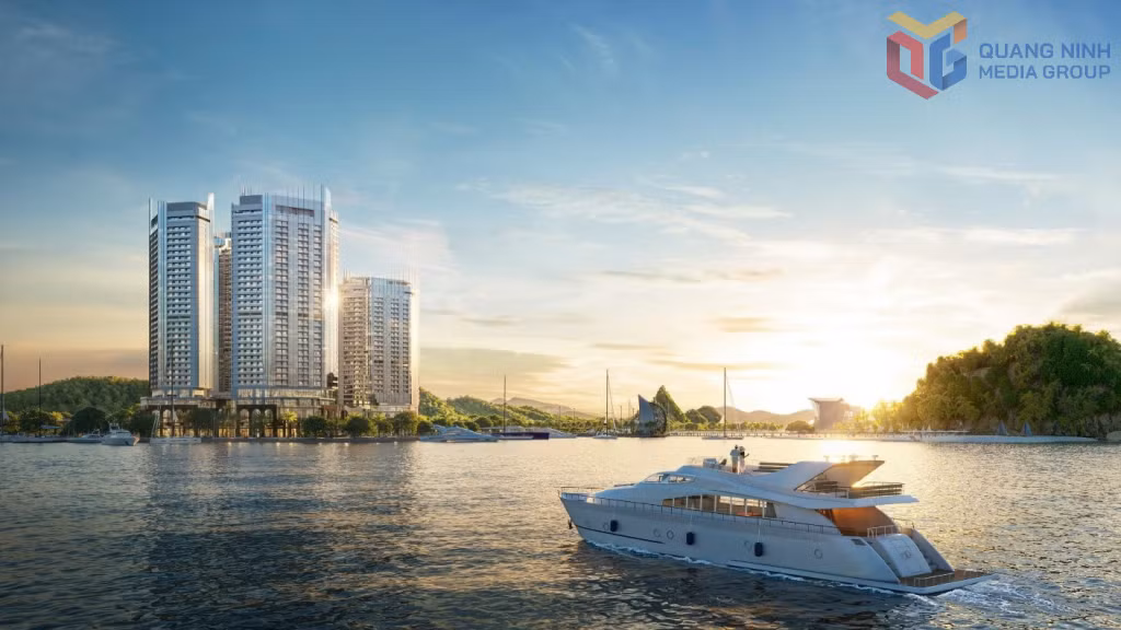 Phối cảnh Tổ hợp nghỉ dưỡng Crystal Holidays Harbour Vân Đồn khi đi vào hoạt động. 