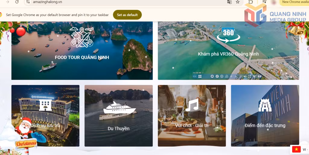 Website amazinghalong.vn là công cụ hỗ trợ hiệu quả cho du khách trong việc tìm kiếm địa điểm ăn uống, vui chơi, lưu trú uy tín của Quảng Ninh.