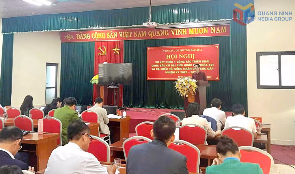 Ủy ban Bầu cử phường Bãi Cháy tổ chức hội nghị sơ kết