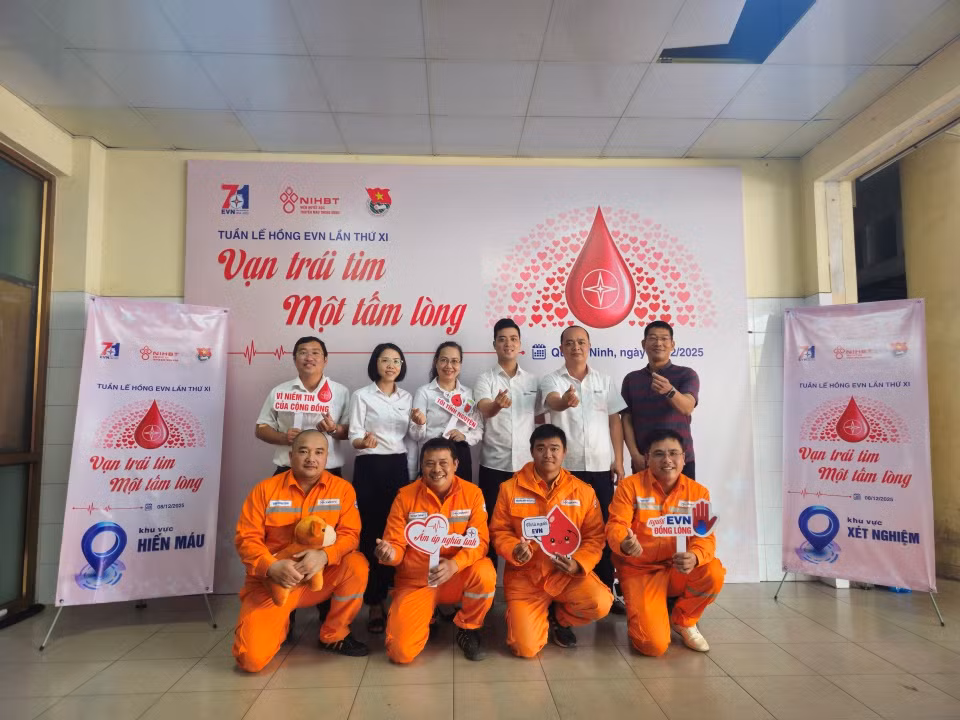 Công ty Điện lực Quảng Ninh đồng lòng lan tỏa tinh thần "Vạn trái tim – một tấm lòng" ảnh 4