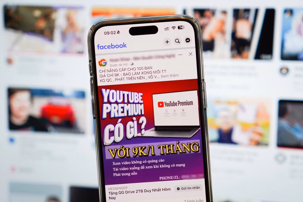 Người dùng nên cảnh giác với các dịch vụ YouTube Premium giá rẻ (Ảnh: Thế Anh).