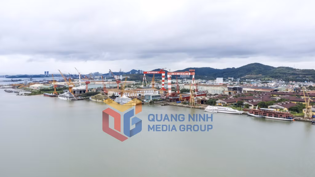 2023-10_Nhà máy đóng tàu Nam Phát (phường Hà An, TX Quảng Yên). Ảnh: Khánh Giang