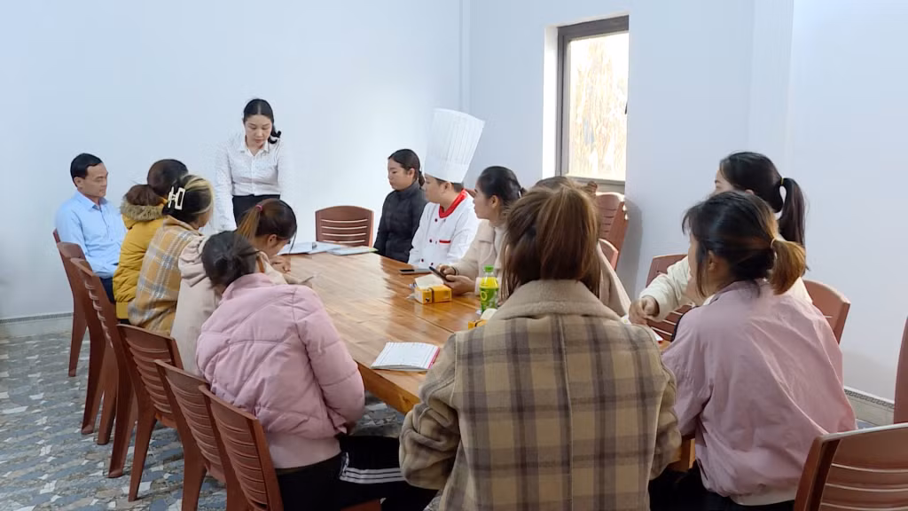 Sở LĐ-TB&amp;XH tổ chức lớp học nấu ăn tại huyện Ba Chẽ.