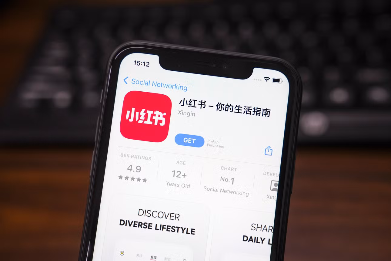 Ứng dụng RedNote đang trở thành ứng dụng được tải xuống nhiều nhất tại App Store Mỹ.