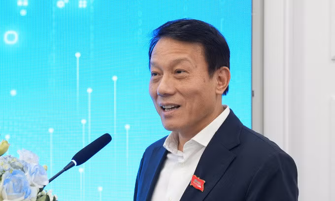 Đại tướng Lương Tam Quang, Bộ trưởng Công an, Chủ tịch Hiệp hội An ninh mạng quốc gia, phát biểu tại sự kiện ngày 18/1. Ảnh: NCA