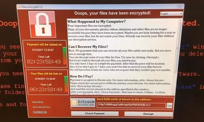 Thông báo mã hóa dữ liệu của một ransomware. Ảnh: @fendifille/X.
