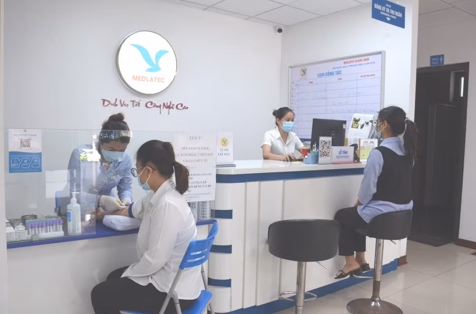Dịch vụ xét nghiệm tại Phòng khám chuyên khoa xét nghiệm Medlatec Quảng Ninh (TP Hạ Long).