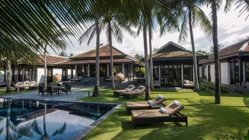 Không gian nghỉ dưỡng ở Four Seasons Resort The Nam Hai. (Ảnh: Four Seasons Resort The Nam Hai)