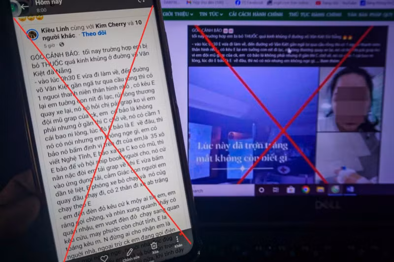 Công an TP Đà Nẵng khẳng định, nội dung đăng tải của tài khoản Facebook Kiều Linh về vụ bỏ thuốc mê giữa đường là hoàn toàn bịa đặt, không đúng sự thật.