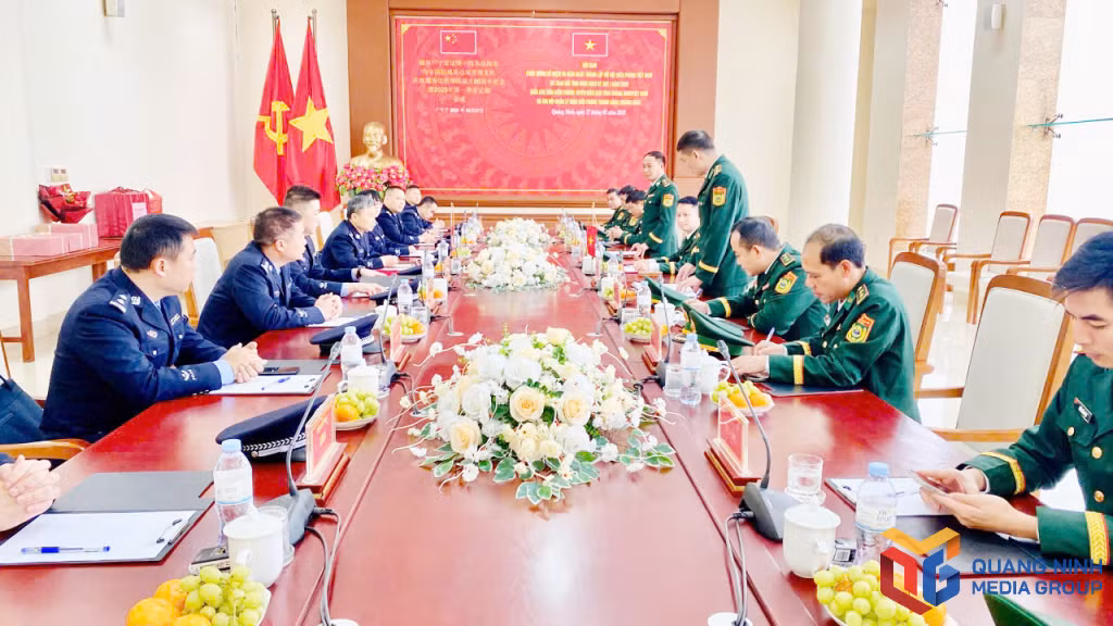 Quang cảnh buổi hội đàm.