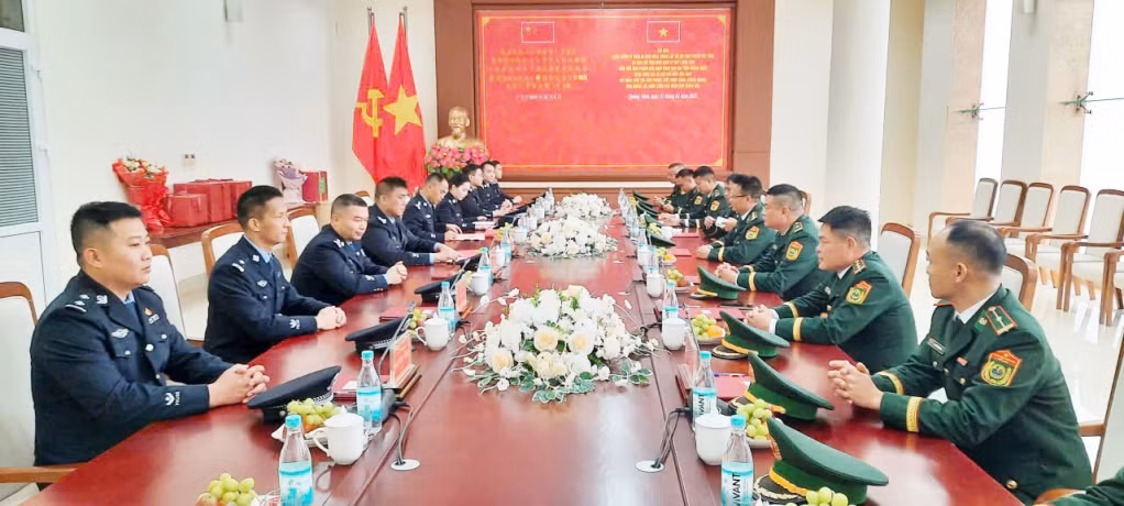 Quang cảnh buổi hội đàm.