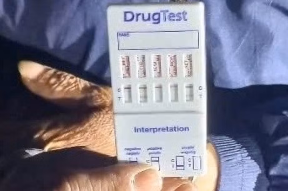 Kết quả test nhanh, tài xế B dương tính với ma tuý