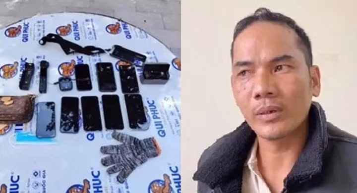 Trần Bảo Hiền cùng tang vật. (Ảnh: HT)