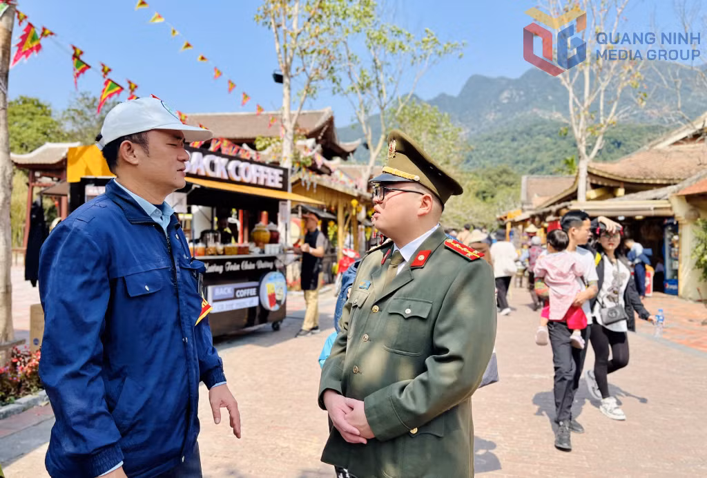 Công tác an ninh được kiểm soát chặt chẽ tại Khu di tích danh thắng Yên Tử.