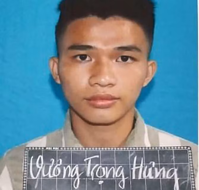 Phạm nhân Vương Trọng Hưng trốn khỏi Trại giam Mỹ Phước - Ảnh: C.A