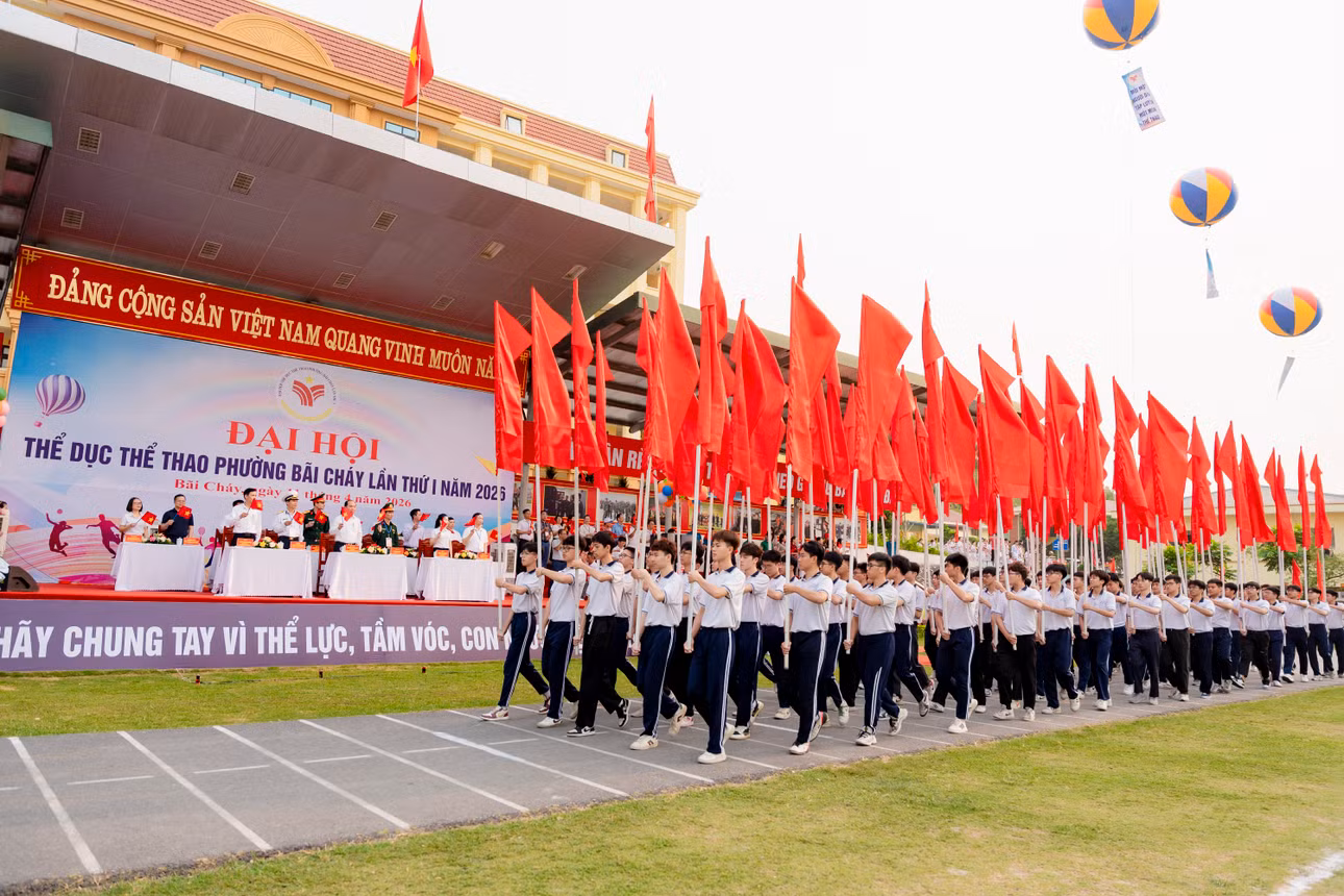 Quang cảnh lễ khai mạc.
