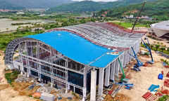 Đẩy nhanh dự án 129 tỷ đồng khôi phục Nhà thi đấu thể thao dưới nước
