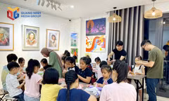 Không gian trải nghiệm sáng tạo Sam Art mở ra lớp học làm lồng đèn và các trải nghiệm Trung thu thú vị cho trẻ nhỏ.