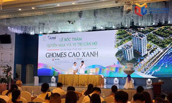 Bốc thăm quyền mua và vị trí căn hộ dự án nhà ở xã hội tại phường Cao Xanh 